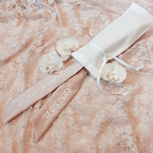 Personlig Dåpsbånd Sateng